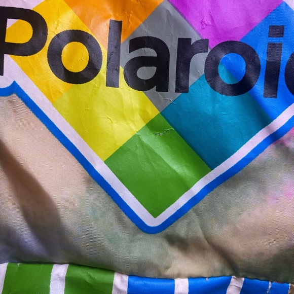 EUC! Polaroid Women Tie Dye Retro Hoodie Windbreaker Jacket Size M - Picture 7 of 8